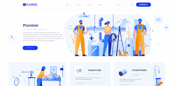 Design de site de plombier