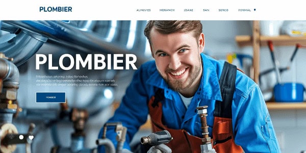 Webdesign plombier