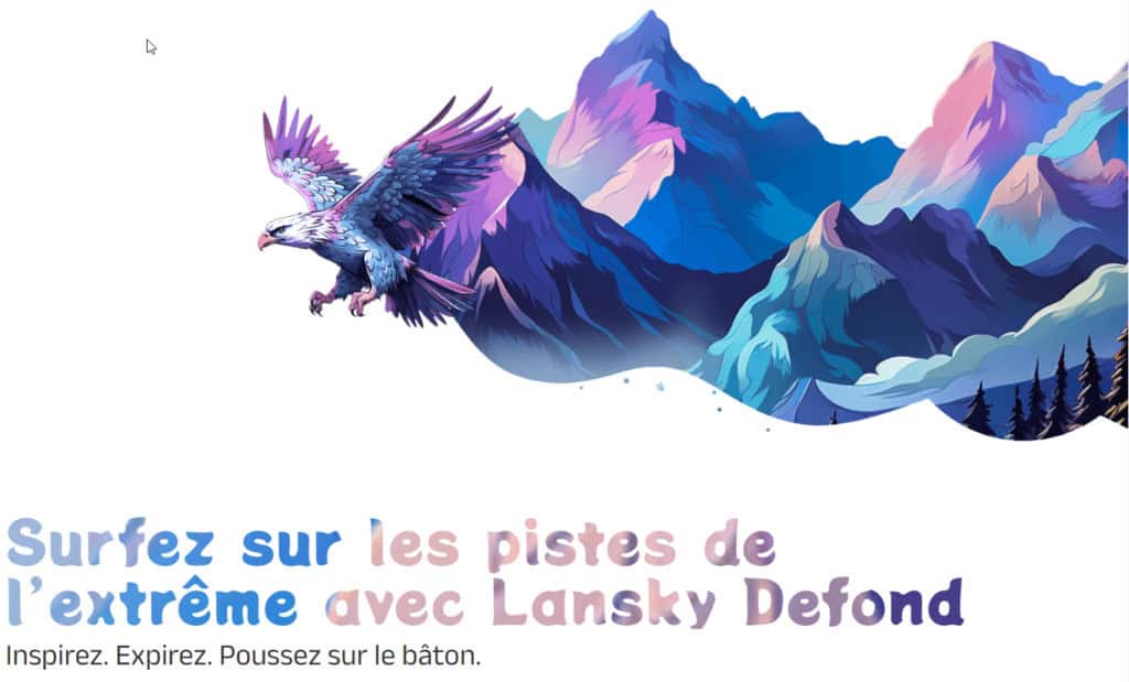 Accueil site web guide de montagne