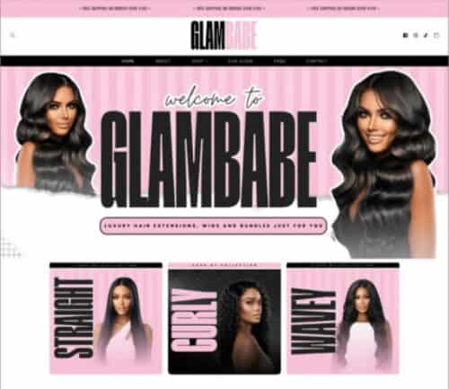 Modèle site coiffeur afro