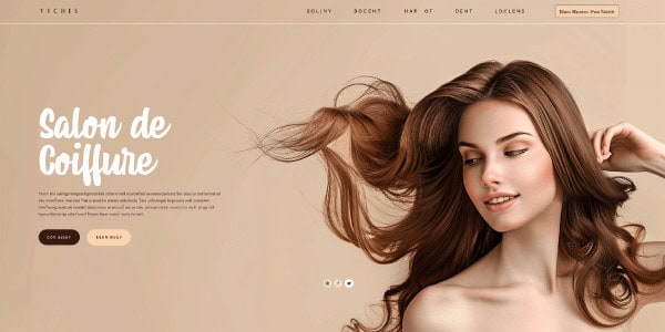 Webdesign coiffeuse