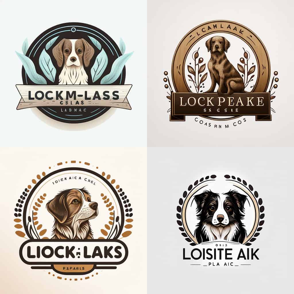 Logos mixtes vétérinaire chiens