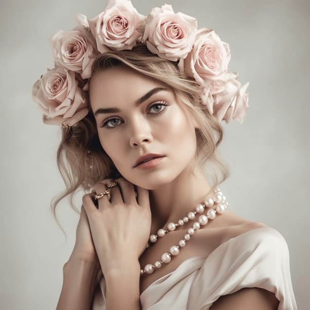 Photographie de femme blonde romantique