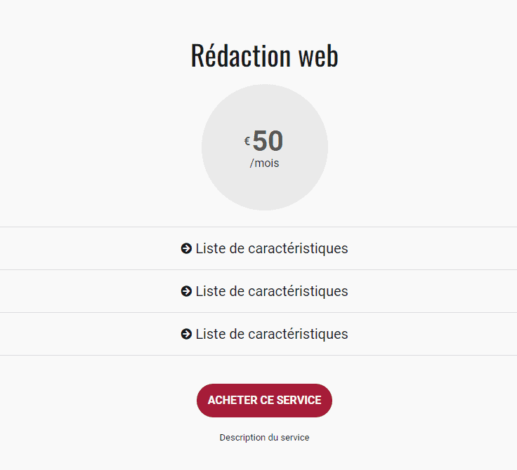 Widget Price box - UAE