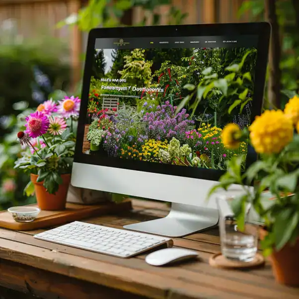 Création de site web pour jardinier paysagiste pépiniériste