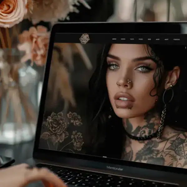 Création de site web tatoueur maquilleuse
