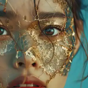 body painting kintsugi 2