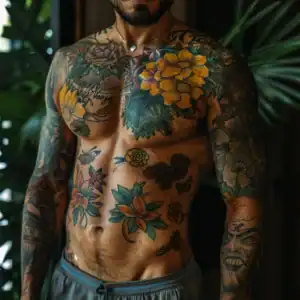 tatouage homme torse 1