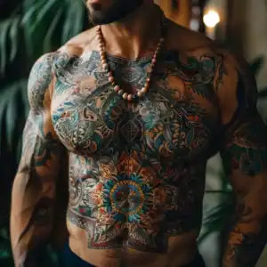 tatouage homme torse 2