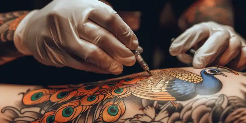 tatouage tatoueur paon