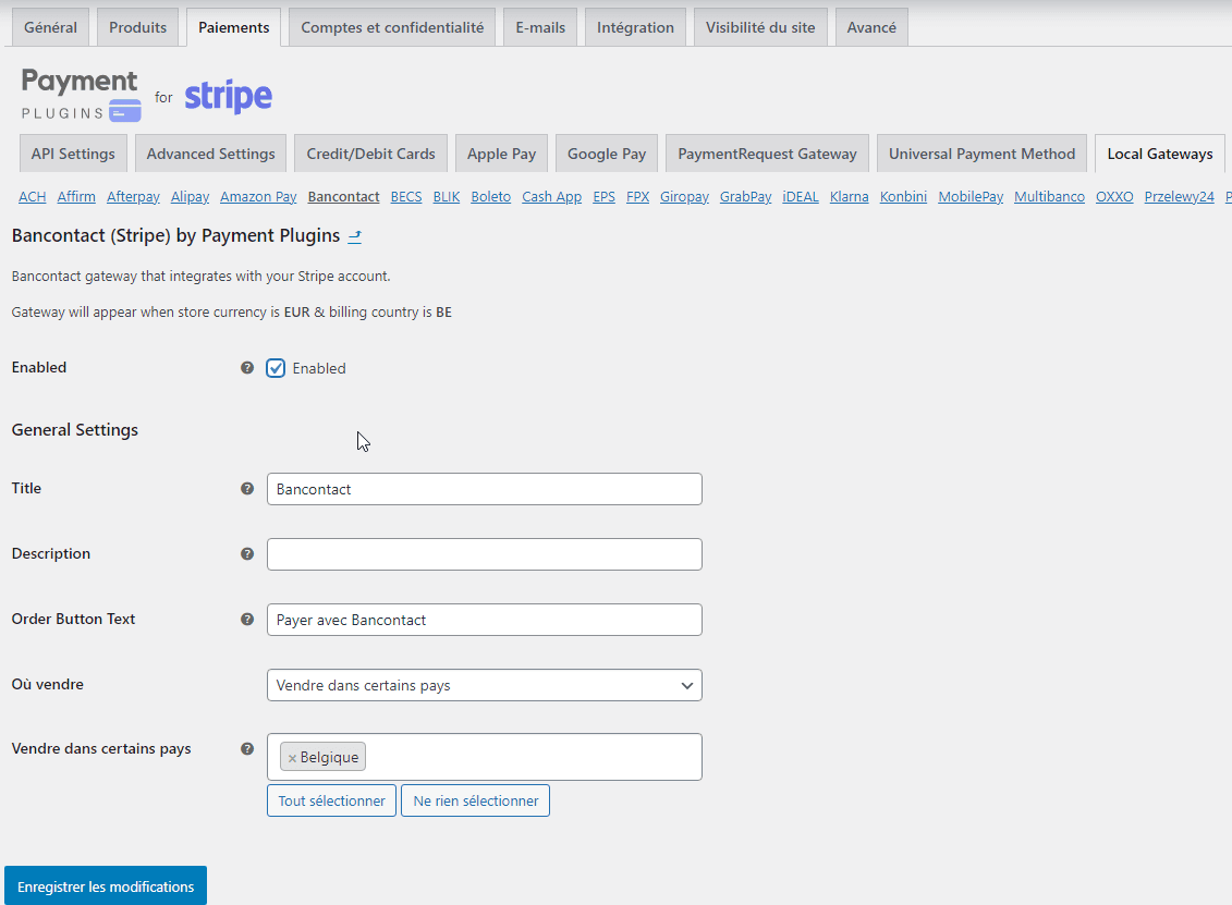 WooCommerce Bancontact