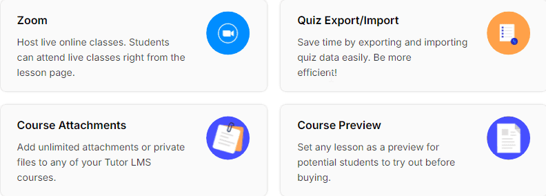 Add-ons Tutor LMS