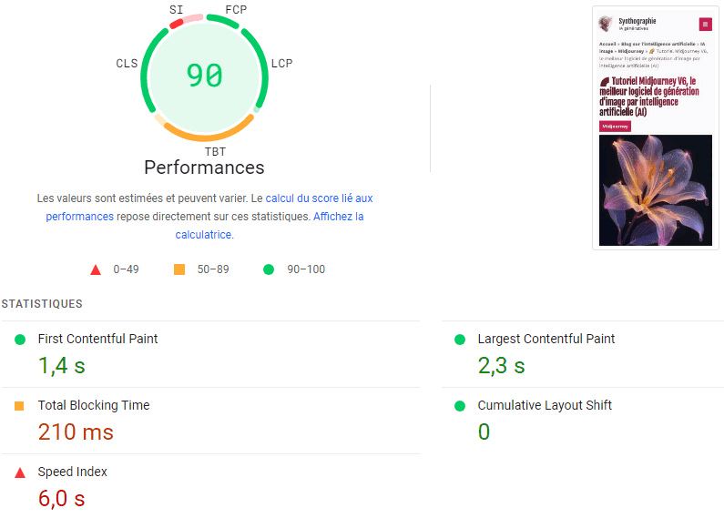 Pagespeed core web vitals