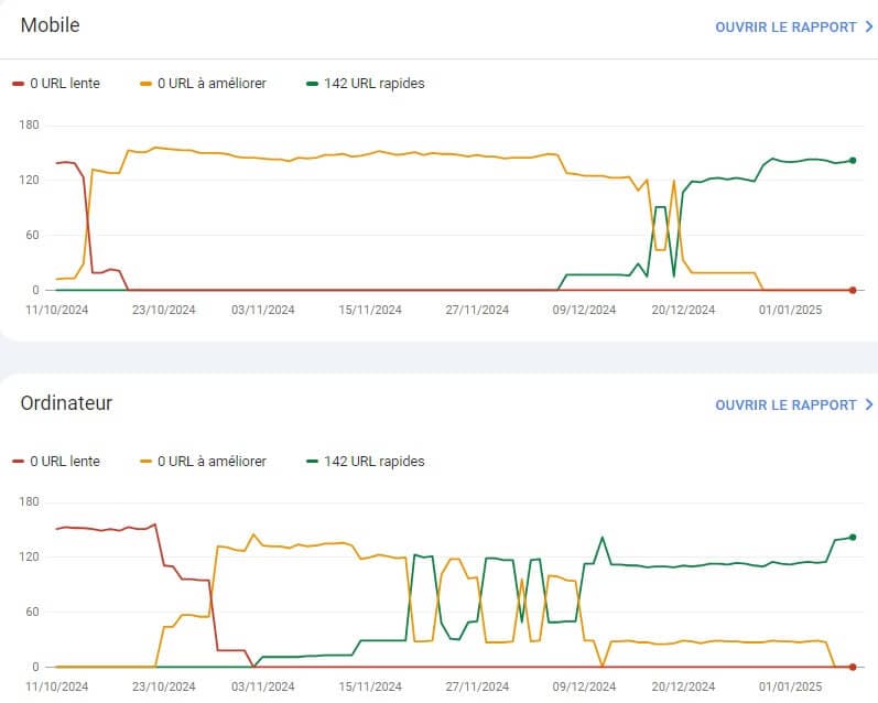 Optimisation des Core Web Vitals