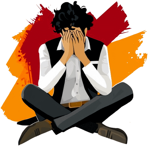 Internaute triste